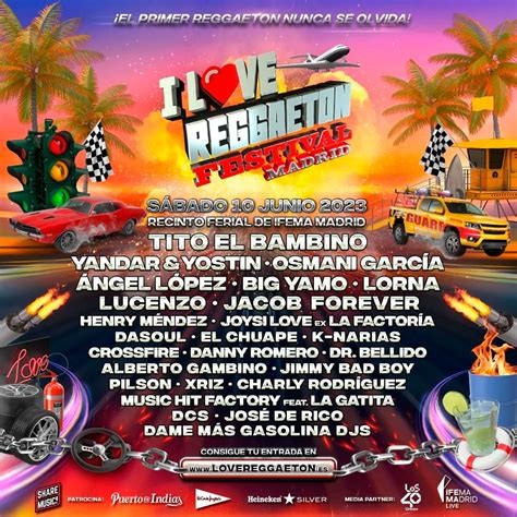 I Love Reggaeton Madrid 2023: Artistas que No Te Puedes Perder